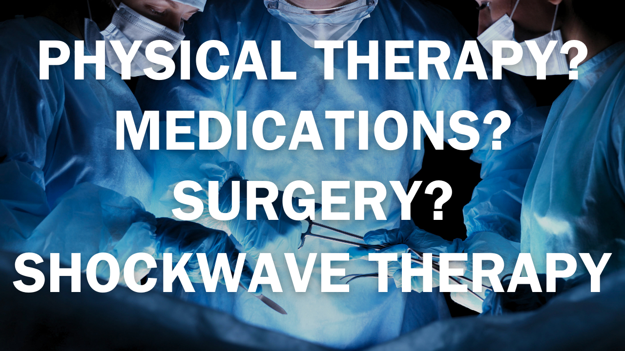 Comparing Shockwave Therapy And Other Treatments