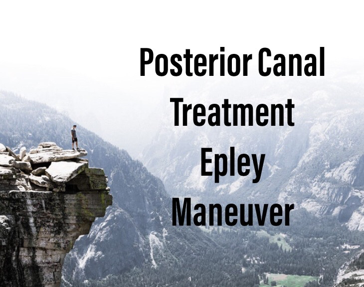 Posterior Canal Positional Vertigo Treatment - Epley