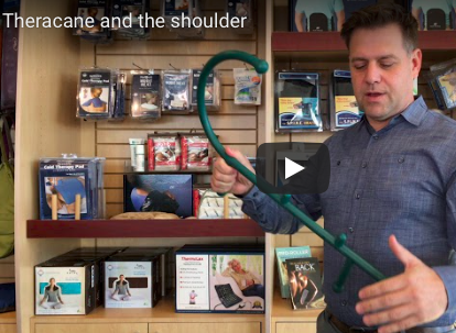 Using a Theracane for neck and shoulder pain